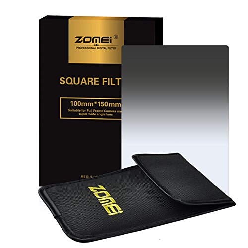 Zomei Graduated Grey Neutral Density ND4 Professional Photography Filter Square Z-PRO Series Filter for Cokin Z Zomei Hitech 4X6 Holder 150100 mm