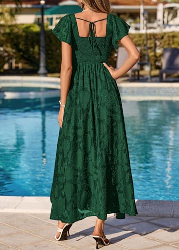 Image of KIRUNDO Bridesmaid Wedding Guest Formal Dresses for Women