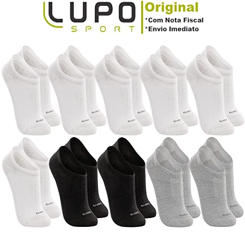 Kit 10 Pares De Meias Lupo Soquete Invisível Sport Original 3270 Oferta