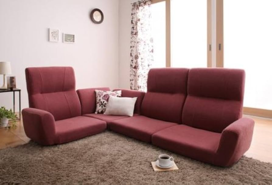 Amazon｜フロアコーナーソファ【cozy】コジー ピンク【ﾉｰﾌﾞﾗﾝﾄﾞ品