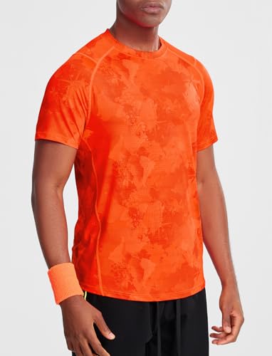 Zengjo Mens Workout Shirt Short Sleeve Quick Dry Lightweight Athletic Running Gym Performance T-Shirts Moisture Wicking2
