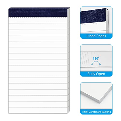 12 Pack Note Pads 3X5 Inch Small Lined Writing Memo Pads Refills Easy Tear Off No Rip Writing Pads With 50 Sheets Each Pad Narrow Ruled Mini Pocket Notepad For Daily Planning And Organization Of Work #TOP2