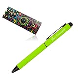 Pierre Cardin® CELEBRATION Kugelschreiber mit Gravur | Premium Stift Box | blaue Mine | edel | personalisiertes Geschenk | Namen | graviert | Jahrestag | Geburtstag (Grün)