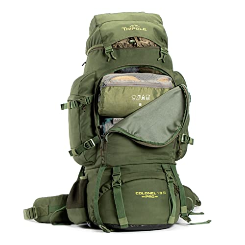 Image of Tripole Colonel Rucksack With organizer Army Green