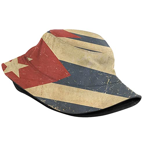 Yaxinduobao-Bucket-Hats-Cuban-Aged-Flat-Flag-Summer-Travel-Beach-UV-Protection-Sun-Hat-Outdoor-Cap-for-Men-Women