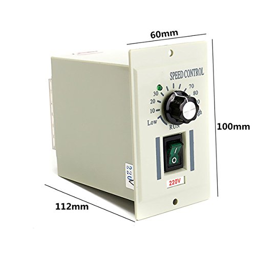 EsportsMJJ Regulator prędkości 220 V Ac do silnika 400 W wyjście DC 0-220 V