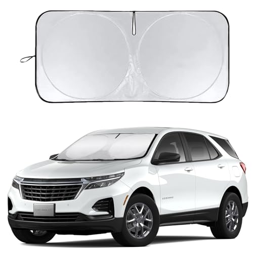 Image of Windshield Sunshade for Chevrolet Chevy Equinox 2018-2024 2025 Sun Visor