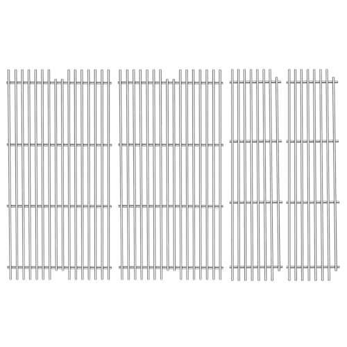 Tmozyar 23-1/4 Stainless Steel Grid grates Replacement for Viking VGBQ 30 in T Series VGBQ 41 in T Series VGBQ 53 in T Series Viking Grill Grate VGBQ300T VGBQ0302T Gas Grill