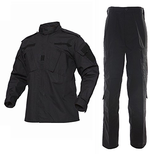 DLP Tactical BDU Combat Pants & Jacket Set Ripstop PolyCotton Reinforced Knees & Elbow Military-Style Uniform product thumbnail 5