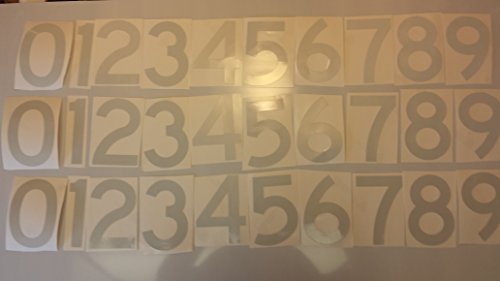 DIY 911 Reflective Address 3 Inch Reflective Numbers By Mg2 Signs