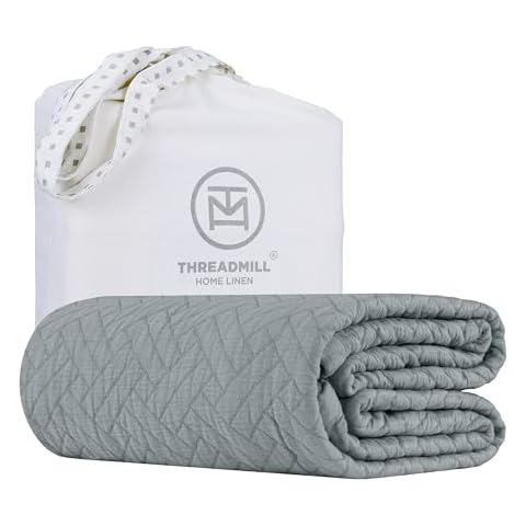 Threadmill Cotton King Size Blanket Cover