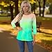 Tops for Women 3/4 Length Sleeve Tunics Fashion Pullover Summer and Fall Dressy Casual Shirts Crewneck Work Blouses