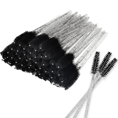 Einweg-Kristall-Augenpinsel, Pinsel Mascara Zauberstäbe,...