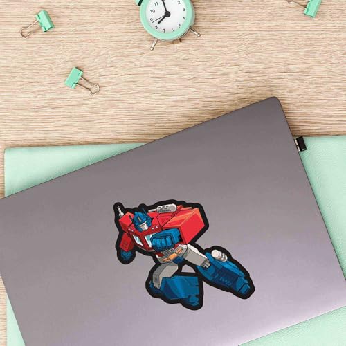 Image of Hasbro Transformers Optimus Prime Adhesive Vinyl Decal - Fun Transformers Sticker for Car, Window or Laptop