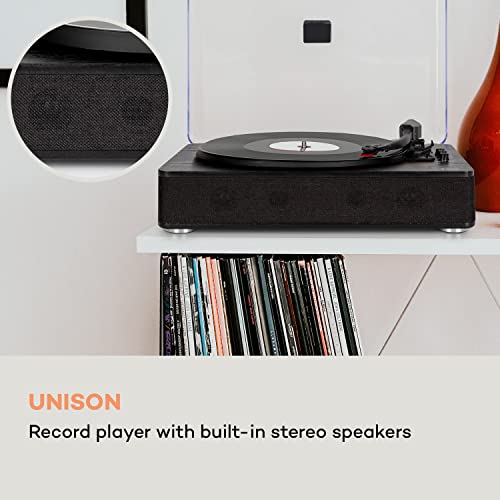 auna TT-Classic Plus Tourne-disque de protection de la poussière, Bluetooth, lecteur vinyle enregistreur 33/45/78 tr/min… - Les Beatles, Paul McCartney, John Lennon, RIngo Starr, George Harrison auna TT-Classic Plus Tourne-disque de protection de la poussière, Bluetooth, lecteur vinyle enregistreur 33/45/78 tr/min… – Image 3