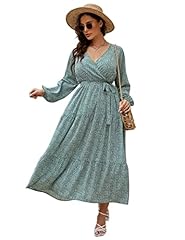 Long Sleeve Green Leopard Flower