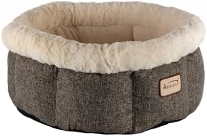 Armarkat Cozy Cat Bed in Beige and Gray C105HHS/MB