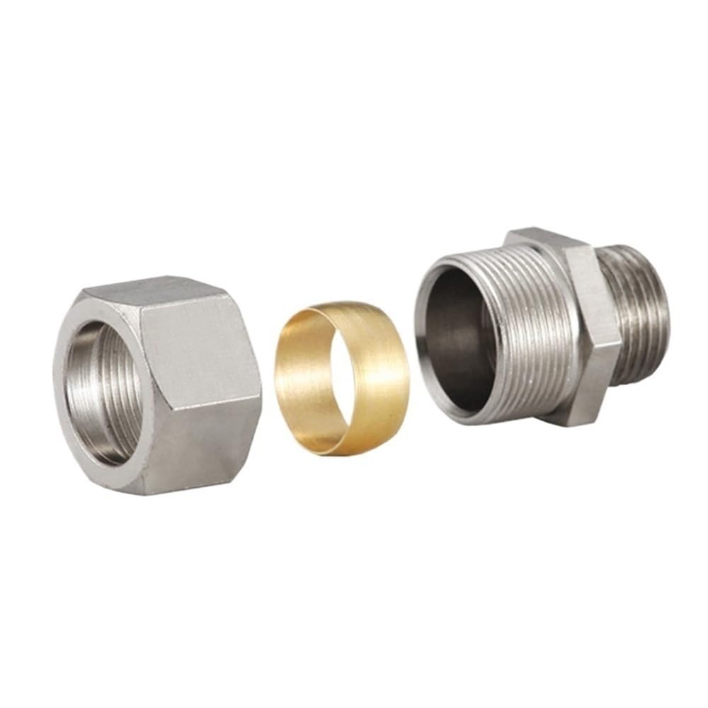 1 szt. mosiężne złączki pneumatyczne złącze hydrauliczne - złączka zaciskowa do rur 4-16 mm (12 mm x 1/4 cala)
