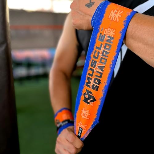 Image of Wrist Wraps for Calisthenics & Weightlifting - Heavy Duty Wrist Support & Stability (Thunderball)
