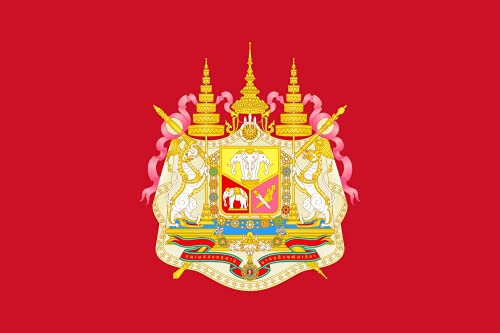 Drapeau Royal Siamese Army 1892-1908 grand format historique pour mât - 2