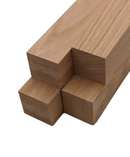 Barrington Hardwoods White Oak Lumber Turning Blanks (4 Pieces) (2' x 2') (2' x 2' x 36')