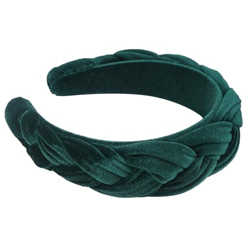 Image of DRESHOW Velvet Braided Headband Women Hair Hoop Elastic Hair Bands Fashion Headbands for Women