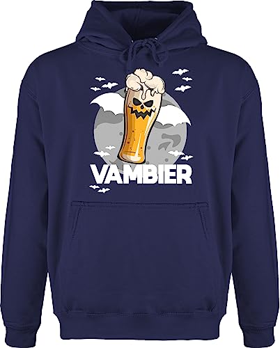 Shirtracer Herren T-Shirt 'Vambier' – Halloween-Motiv Mit Bier & Zombie, Aus Baumwolle