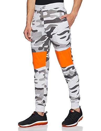 Image of Neostreak Men's Slim Fit Joggers (neotrackpatchorg-cam-whigre-32