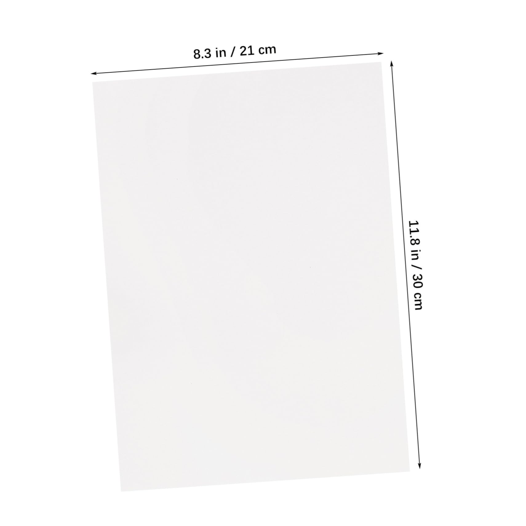 Lurrose Druckerpapier Stoff mit Glatter Oberfläche und Schmierenfrei A4 Beige 100 Blatt für Kleines Büro Geeignet
