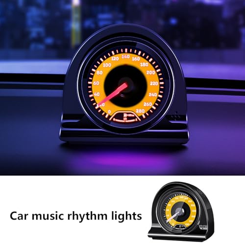 Tiras LED coche con efecto velocímetro RGB multicolor 6