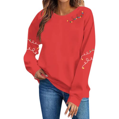 Christmas Sweatshirt For Women Merry Christmas Graphic Pullover - image 2