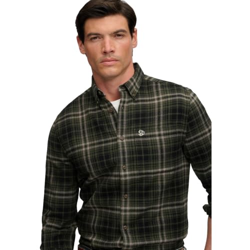 Chemise coton manches longues Superdry Lumberjack - vue 4