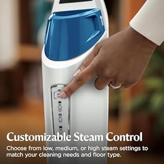 BISSELL Steam Mop 1940A PowerFresh Floor Steam Cleaner for Hard Wood & Tile with Natural Sanitization, Easy Scrubber, Variable Steam, 12” Cleaning Path