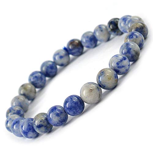 Image of Certified Natural Crystal Stone 8 mm Round Beads Bracelet for Men & Women | Reiki Charged Gemstone Bracelet | Multiple Stone Variants Available
