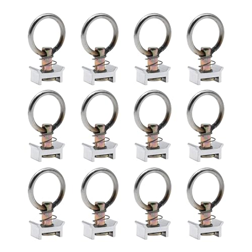 Raccord à goujon simple rail en L bague inox accessoire arrimage
