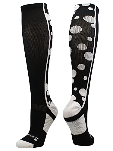 MadSportsStuff Polka Dots Athletic Socks Softball Soccer Volleyball