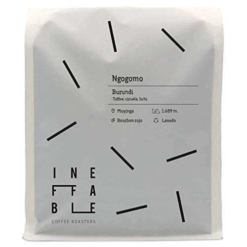 Ineffable Coffee - Café de especialidad de Ngogomo, Burundi, 100% arabica molido, 90 puntos SCA, 1kg