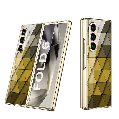 Coque Galaxy Z Fold 6 5G housse protection verre mince jaune
