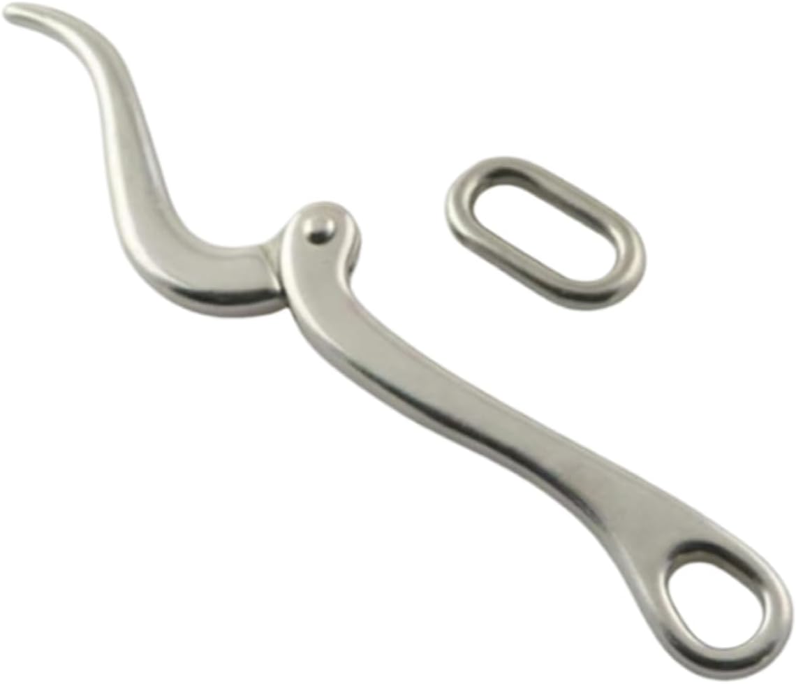 Quick Release Carabiner | Anchoring Shackle Clip Buckle,Lifeboats Connecting Hook | for Firefighting Rigging Lifeboats Towing Lifting Lifeboat Climbing Marine