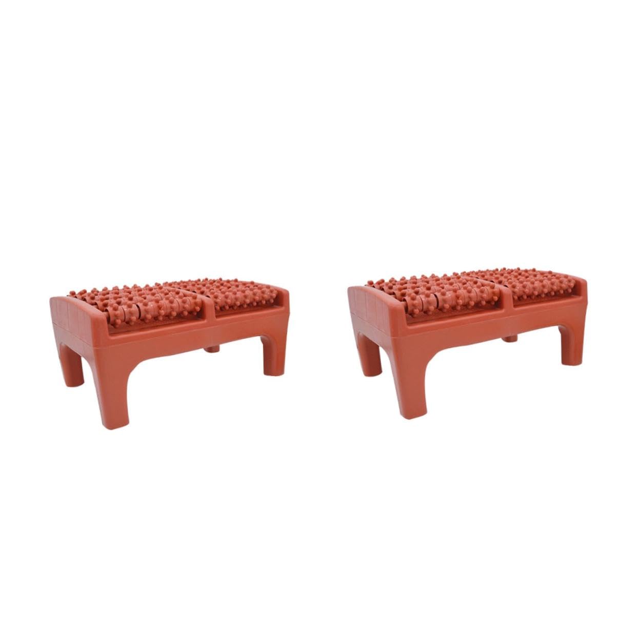 2 Piezas Rodillo Masajeador de Pies Ergonomico de Puntos Masajeador de Plantar para Aliviar Dolores Musculares y Circulación para Relajación Casa Familiares y Amigos