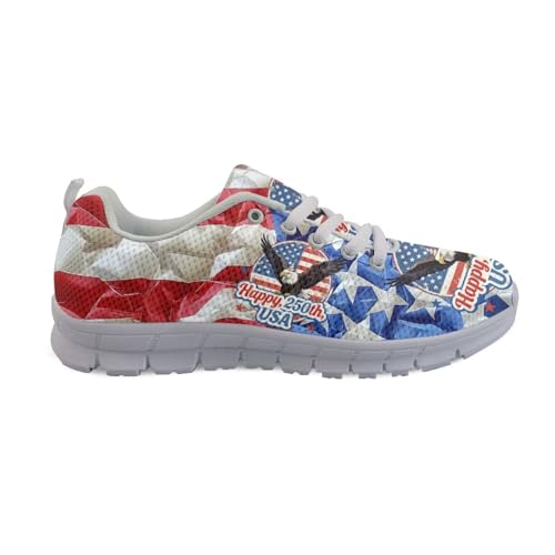 Image of GIFTPUZZ Mens Lace Up Athletic Trainers Running Sneakers Wedge Breathable Gym Lightweight Sports Tennis Shoes