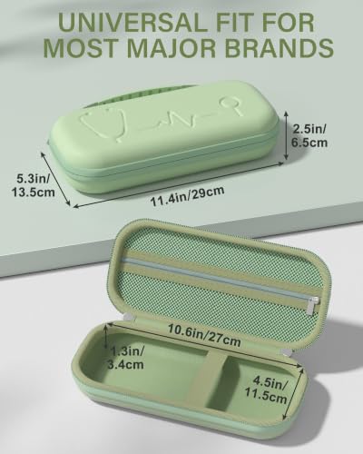 Image of ProCase Stethoscope Case for 3M Littmann Classic III & Cardiology IV -Sage