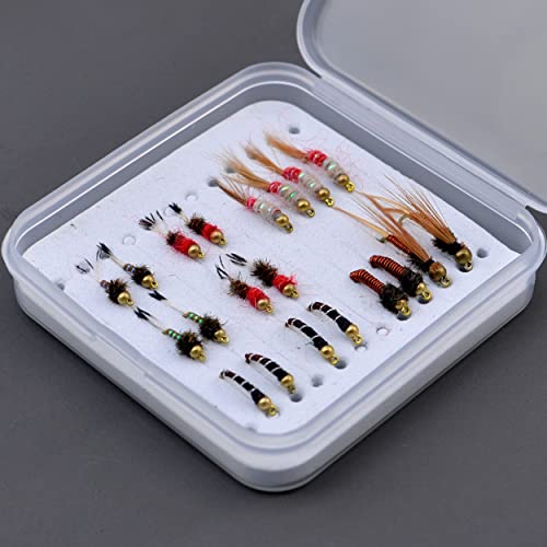 20 stück Nymphen-Fliegen Kombination Cover
