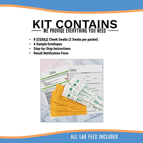 My Forever Dna - Grandparent Dna Test Kit Includes All Lab Fees & Shipping To Lab Up To 46 Dna (Genetic) Markers Tested Accurate & Confidential #TOP4