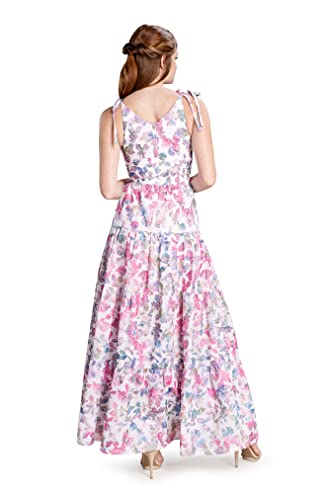 Dress the Population Women's Pearl Fit and Flare Maxi Dress3