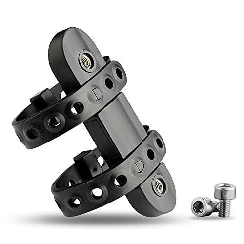 Starnearby Support de Fixation pour Porte-bidon de Vélo Adaptateur Porte Bidon Vélo Porte-Bouteille de Vélo Support Gourde Vélo VTT Réglable en Silicone Cover