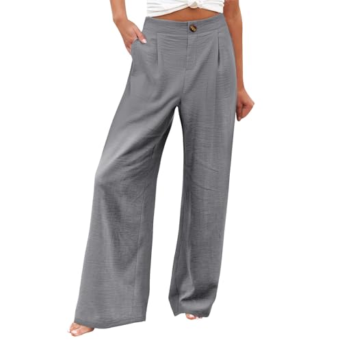 Pantalon taille haute femme fluide pour masquer les rondeurs confort