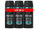 desodorante axe hombre por mayor Fórmula sin alcohol y colorantes