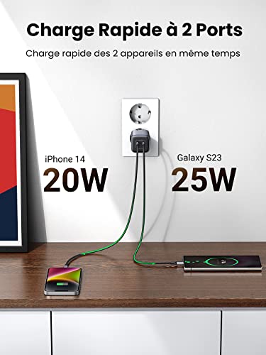Carregador Ugreen Nexode PD GaN 45W,Modelo:CD294,CERTIFICADO ANATEL Nº:06211-23-13824