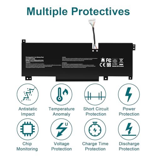 Image of ASUNCELL BTY-M492 Laptop Battery Replacement for MSI WF66 WF76 11UI 11UJ Katana GF66 11UD 12UG 12UX GF76 11UE 12UD Crosshair 15 17 A11UCK A11UDK A11UEK Sword 15 A11U A11UD A11UE Pulse GL66 GL76 7506